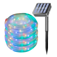 Уличная светодиодная гирлянда Sirius на солнечной батарее 6.9м RGB IP44 SLS50RM