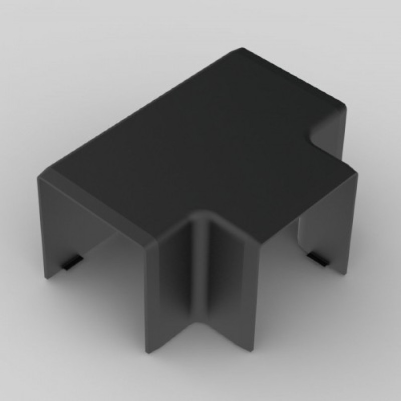 Угол Т-образный LH 40x40 LH черного цвета (8644_FB) KOPOS