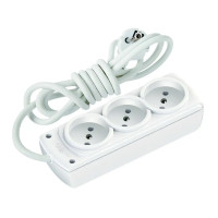 Удлинитель без заземления 3 гнезда, 7м, 10А, Olimpia, Mutlusan