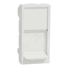 Центральная плата RJ45 Keystone/Systimax 1 модуль Unica New Schneider Electric белая NU946018