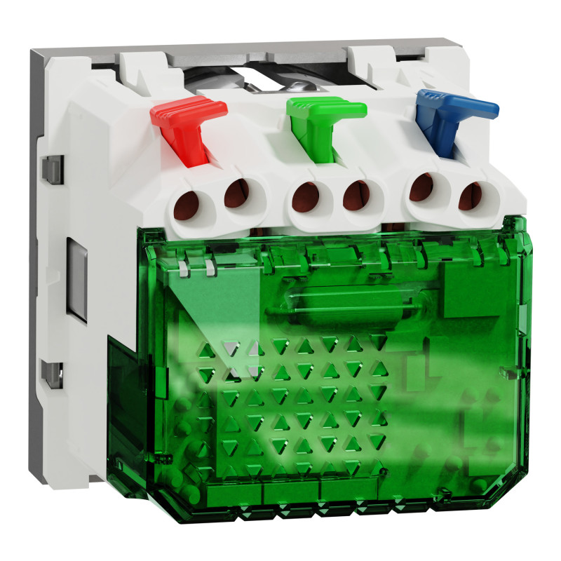 Розетка и USB тип С 10,5 Вт, 2 модуля Unica New Schneider Electric алюминий NU301730