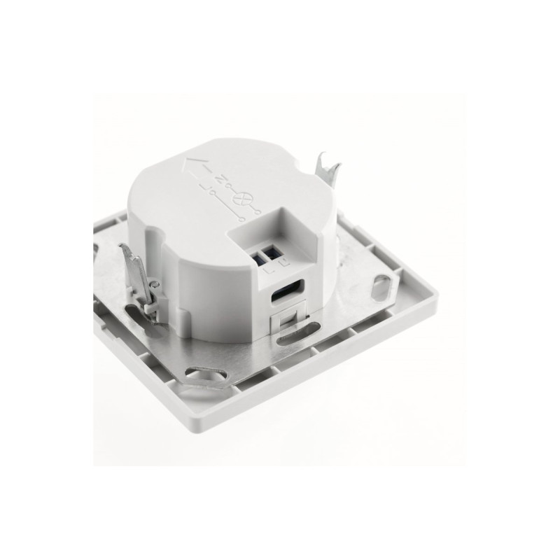 Датчик руху CR-20, макс. 500 Вт, кут виявлення 120°, діапазон 10 м ± 1-1.8 м, IP20, білий GTV CR-CR20000-00