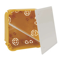 Коробка розподільча з кришкою ПВХ жовта 115х115х45мм (KO110/L_NA) КОПОС