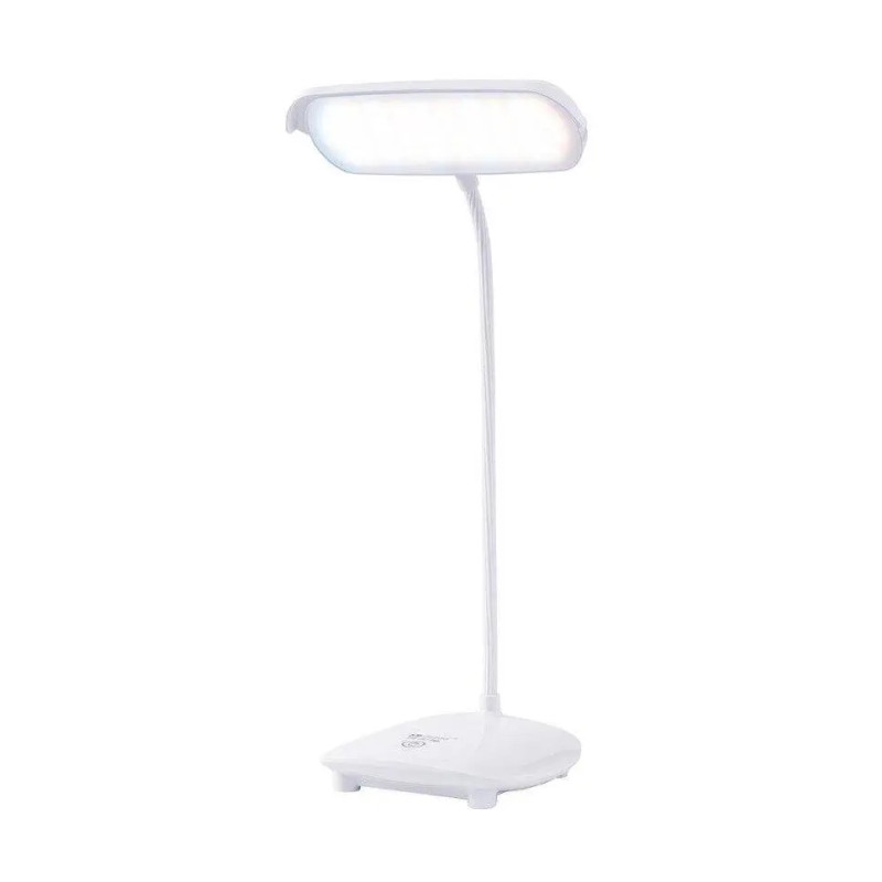 Настольная LED лампа 8W/4W Valeso с аккумулятором 3000/4000/6000К белая IP20 1946 WT