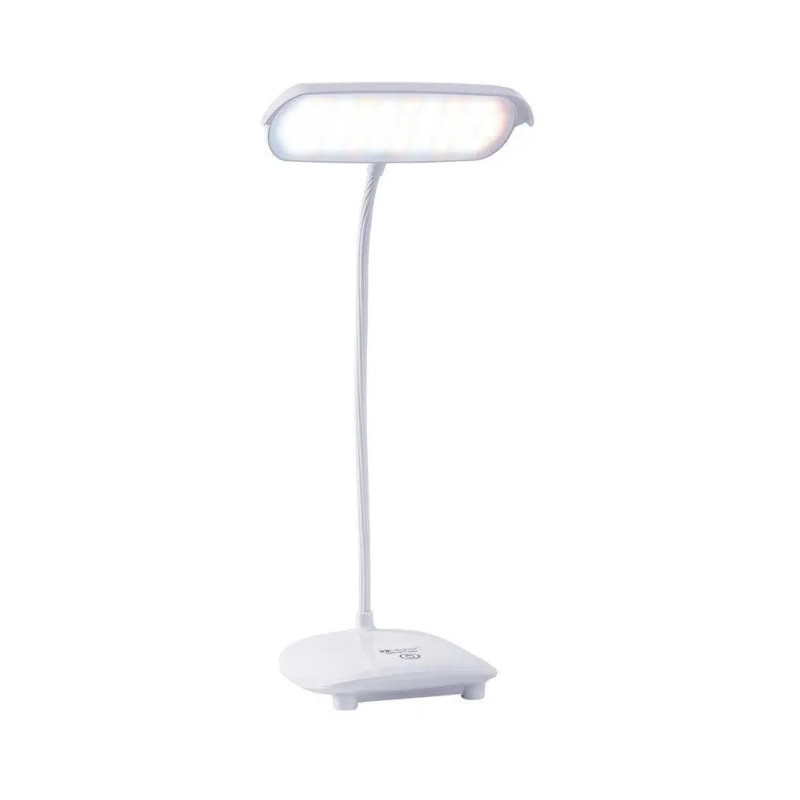 Настольная LED лампа 8W/4W Valeso с аккумулятором 3000/4000/6000К белая IP20 1946 WT