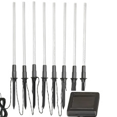 Уличные садово-парковые светильники Sirius наземные с цветными светодиодами на сон. батареи SLP31