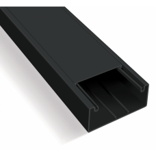 Кабель-канал пластиковый 15х10/2000мм, черный, Mutlusan
