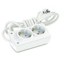 Удлинитель с заземлением 2 гнезда, 3м, 16А, Olimpia, Mutlusan