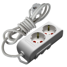 Удлинитель с заземлением 2 гнезда, 3м, со шторками, 16А, Ri-tech, Mutlusan