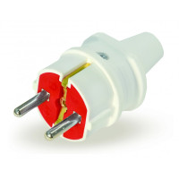 Вилка с заземлением прямая 16А, Mutlusan