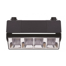 Трековий світлодіодний світильник VELMAX V-TRL-LA, 10W, 800Lm, 4100K, 220V, чорний 25-31-64-1