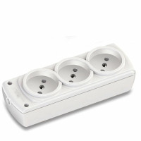 Колодка 3 гнезда без заземления Mutlusan 49-11-03