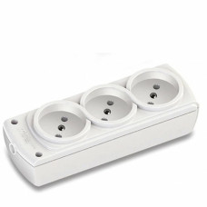 Колодка 3 гнезда без заземления Mutlusan 49-11-03