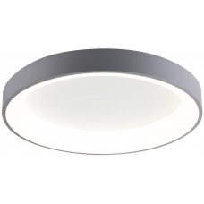 Потолочный LED светильник-люстра VELMAX V-CL-VERONA-R, max 50W, 3000K-6500K, 3000Lm, серый, с пультом (23-46-01-1)