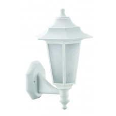 Светильник садовый FLORA, настенный с ножкой, 40W, E27, IP44, ударопрочный PC/PP, белый