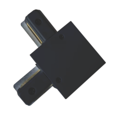 Соединитель встроенного шинопровода VELMAX V-LC-R, Г-образный, черный 25-34-73