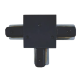 З'єднувач вбудованого шинопроводу VELMAX V-TC-R, Т-подібний, чорний 25-34-75