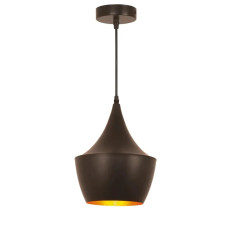 Подвесной светильник VELMAX V-CL-FISH-BL-G, max 60W, E27, 220V, черный (23-10-94)