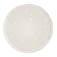 Потолочный светильник LED с пультом VELMAX V-CL-CRYSTAL, 70W, smart, 500x80мм, 3000K-6500K, 4900Lm (23-42-61)