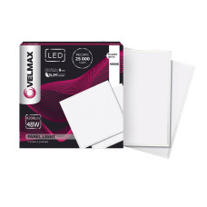 Светодиодная LED панель VELMAX V-UPS, 48W, панель, 595*595mm, 4000K, 4200Lm, с блоком жи-ния (25-24-27)