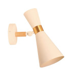 Світильник бра VELMAX V-WL-TRUMPET-Wh-Gr max 60W, E27, біле 23-13-58
