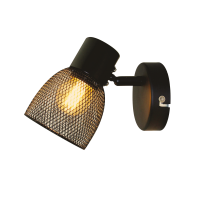 Светильник спот одинарный VELMAX V-TPL-SP017-1, max 35W, E27, черный 22-32-62