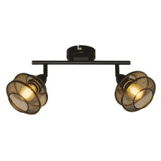 Світильник спот подвійний VELMAX V-TPL-SP006-2, max 35W, E27, чорний 22-32-35