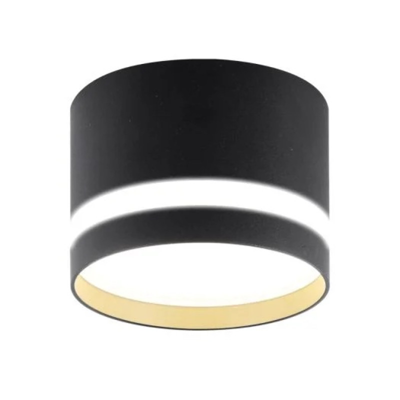 Світильник спот точковий накладний-врізний без лампи MAXUS Downlight Base GX53 Black 2in1 MAX-GX53-BL