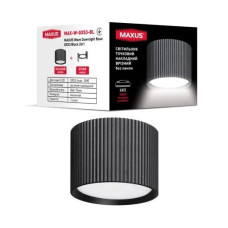 Светильник точечный накладной-врезной без лампы MAXUS Wave Downlight Base GX53 Black 2in1 MAX-W-GX53-BL