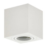 Точечный светильник спот накладной поворотный VELMAX V-DL-S, max 50W, GU10, 220V, 80x80x84, белый (22-30-13-1)