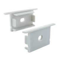 Заглушка ZPV-20 для профиля ЛПВ-20 белая BIOM