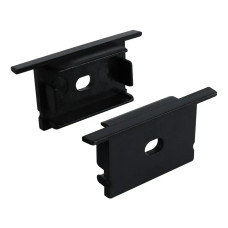 Заглушка ZPV-20В для профиля ЛПВ-20АВ черная BIOM