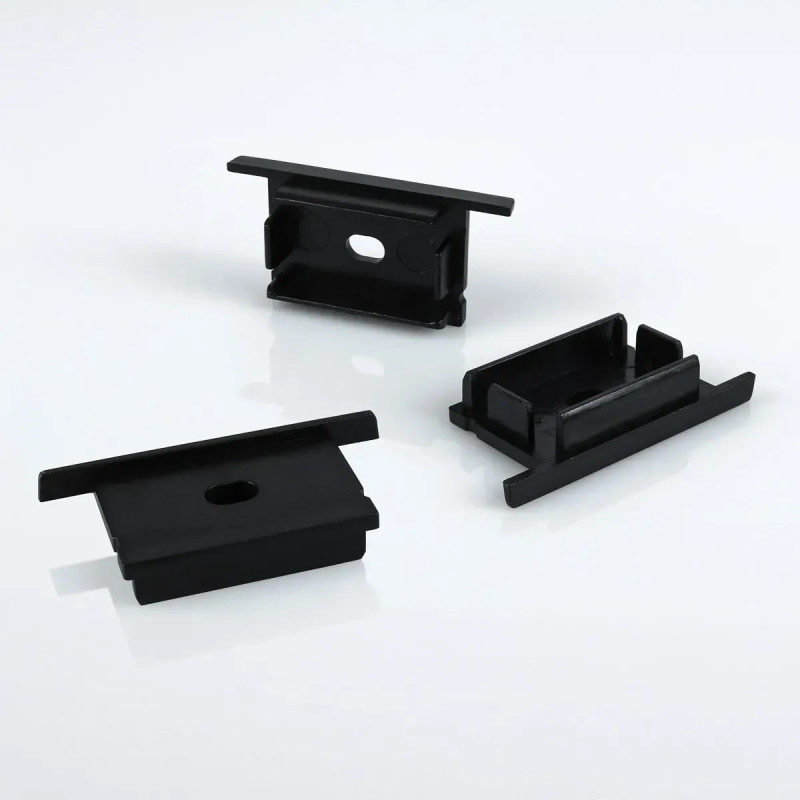 Заглушка  ZPV-20В для профіля ЛПВ-20АВ чорна BIOM