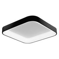 Стельовий LED світильник-люстра з пультом VELMAX V-СL-VERONA-S, max 50W, 3000K-6500K, 3000Lm, чорний (23-46-07-1)