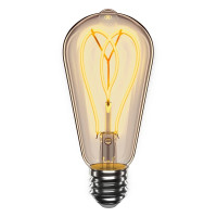 Світлодіодна LED лампа VELMAX V-Filament-Amber-ST64-Петля, 4W, E27, 2700K, 300Lm. (21-43-52-1)