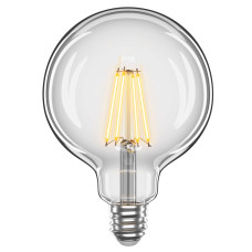 Светодиодная LED лампа VELMAX V-Filament-G125, 8W, E27, 4100K, 800Lm (21-47-18)