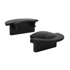 Заглушка ZPV-7B для врезного профиля LPV-7В. черная BIOM