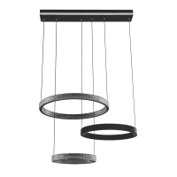 Люстра LED подвесная с пультом VELMAX V-PL-ELEGANCE-R, 2x55 W, 3000K-6500K, 6600Lm (23-46-71)