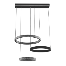 Люстра LED підвісна з пультом VELMAX V-PL-ELEGANCE-R, 2x55 W, 3000K-6500K, 6600Lm (23-46-71)