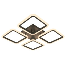 Люстра LED с пультом VELMAX V-CL-NAOMI-S, max 65W, 3000K-6500K, 4500Lm, черная (23-43-46)