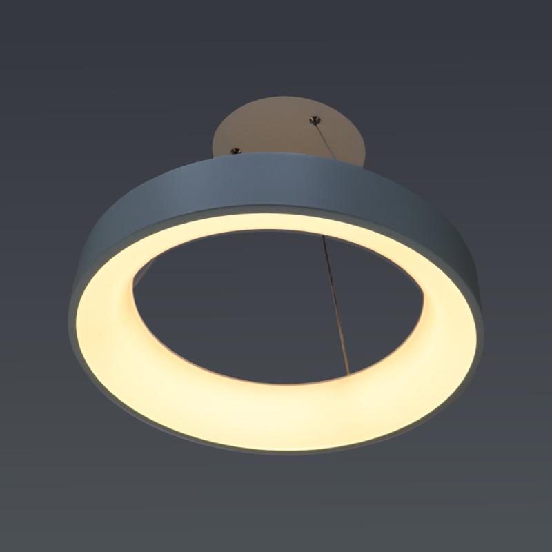 Підвісний LED світильник-люстра з пультом VELMAX V-PL-VERONA-R, max 50W, 3000K-6500K, 3000Lm, білий (23-46-10)