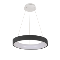 Подвесной LED светильник-люстра с пультом VELMAX V-PL-VERONA-R, max 50W, 3000K-6500K, 3000Lm, черный (23-46-12-1)