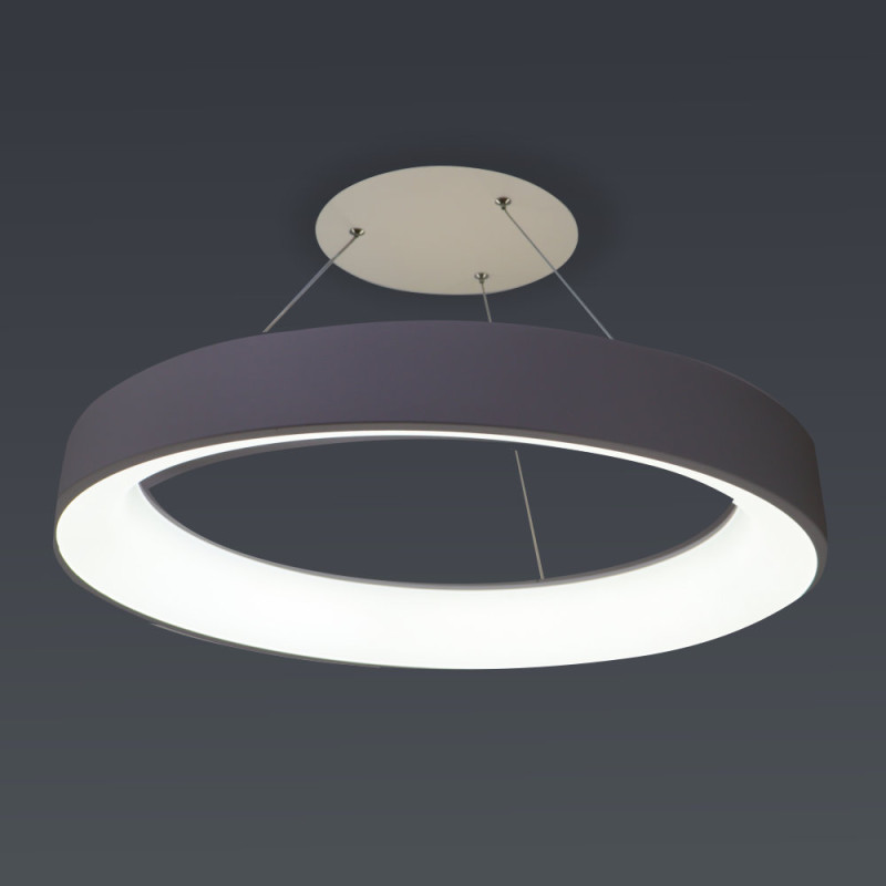 Підвісний LED світильник-люстра з пультом VELMAX V-PL-VERONA-R, max 80W, 3000K-6500K, 5200Lm, білий (23-46-30)