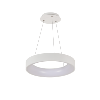 Подвесной LED светильник-люстра с пультом VELMAX V-PL-VERONA-R, max 80W, 3000K-6500K, 5200Lm, белый (23-46-30)