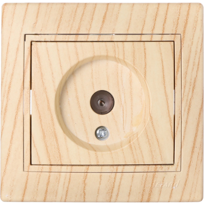 Розетка Mira дуб отбеленный TV 1-я проходная 701-5252-129