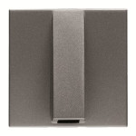 Розетка Zenit антрацит 1-на каб. выход ( 2CLA220700N1801 )