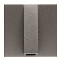 Розетка Zenit антрацит 1-на каб. выход ( 2CLA220700N1801 )