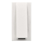 Розетка Zenit белая 1-я каб. выход 1мод. (2CLA210700N1101)