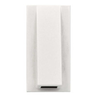 Розетка Zenit белая 1-я каб. выход 1мод. (2CLA210700N1101)