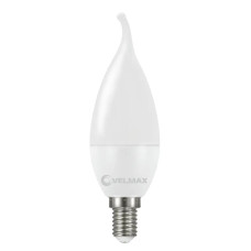 Светодиодная LED лампа VELMAX V-С37t, 8W, Е14, 4100K, 720Lm, EMC 21-13-36